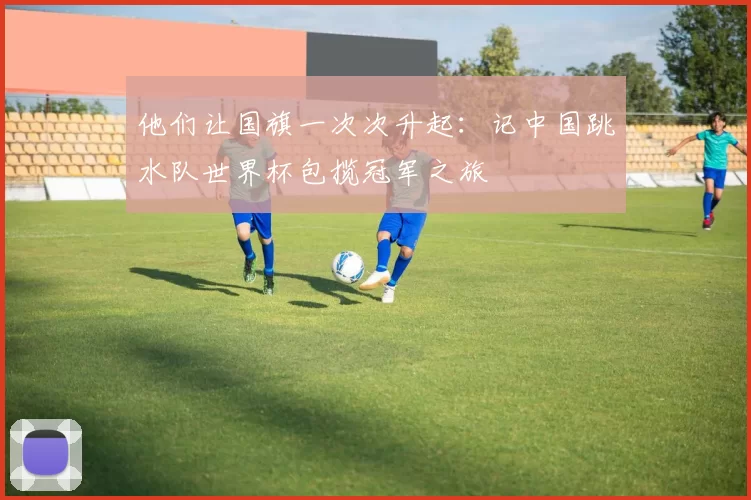 他们让国旗一次次升起:记中国跳水队世界杯包揽冠军之旅
