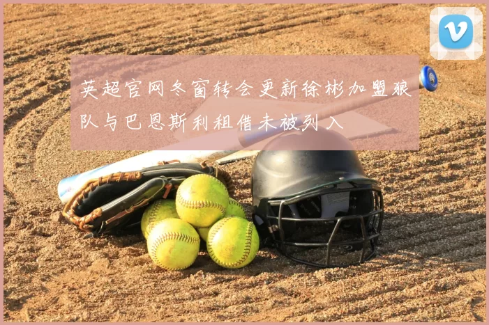 英超官网冬窗转会更新徐彬加盟狼队与巴恩斯利租借未被列入
