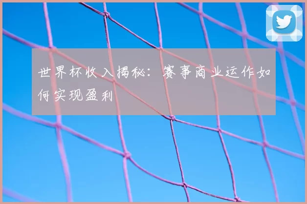 世界杯收入揭秘:赛事商业运作如何实现盈利