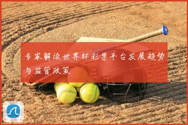 专家解读世界杯彩票平台发展趋势与监管政策